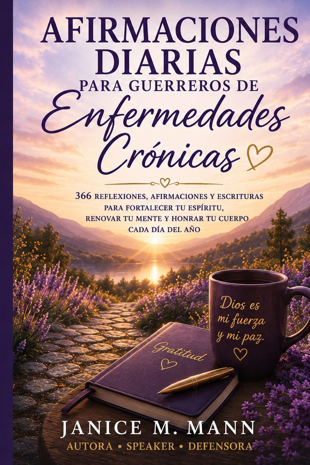 Portada del libro Afirmaciones Diarias para Guerreros de Enfermedades Crónicas