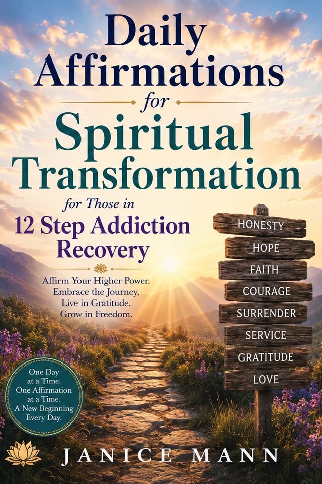 Daily Affirmations for Spiritual Transformation for 12 Step Addiction Recovery book cover