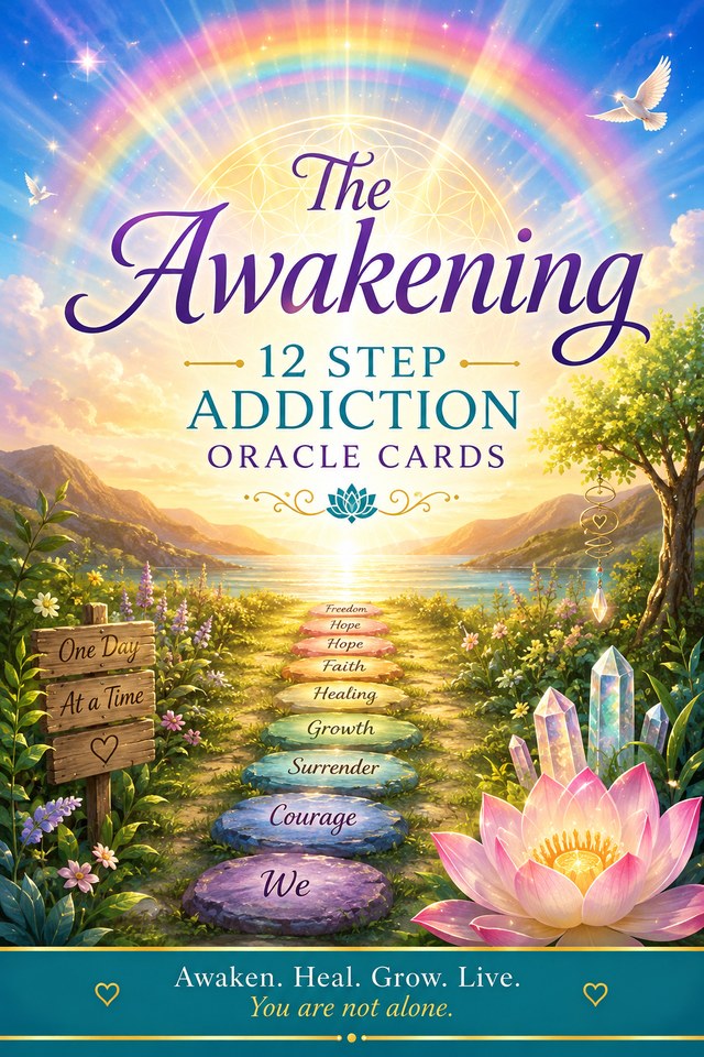 The Awakening 12 Step Addiction Oracle Cards cover